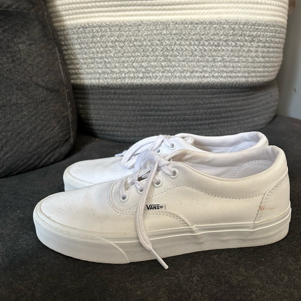 White Vans Sneakers